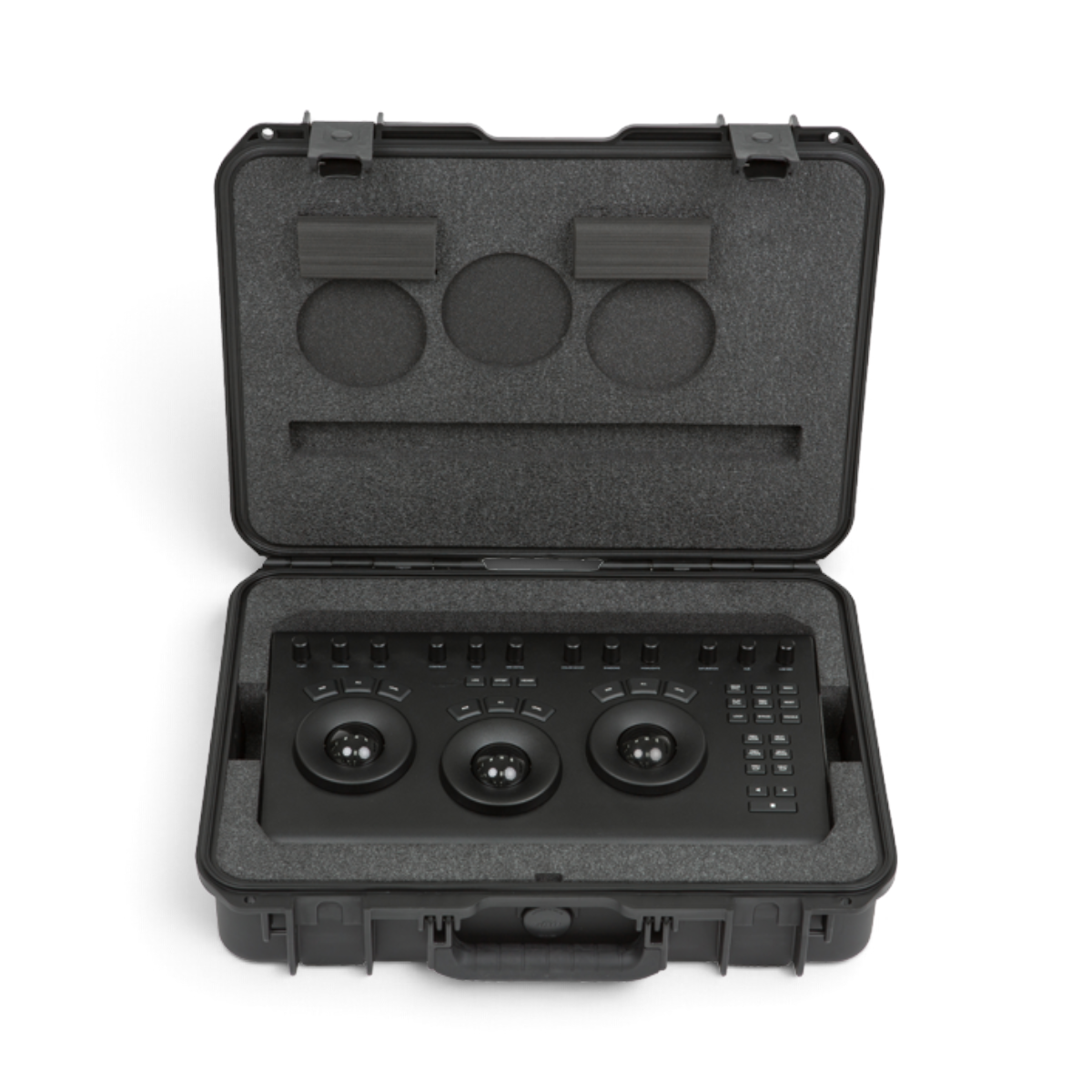 SKB Cases iSeries waterproof hard case with custom foam interior for Blackmagic Design DaVinci Resolve Micro Panel