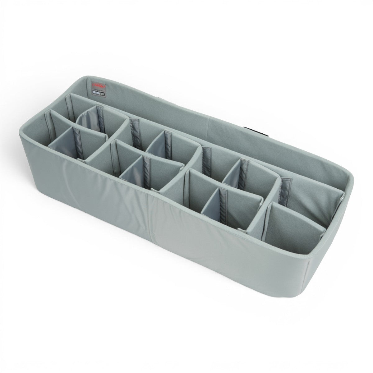 SKB Cases iSeries 3613-12 Think Tank divider set in grey Nylex with adjustable hook-and-loop foam compartments.