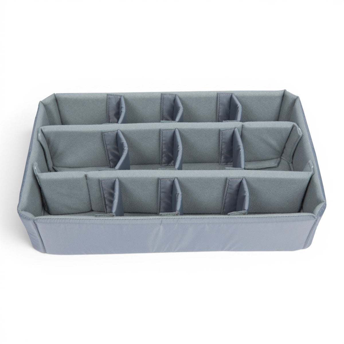 SKB Cases iSeries 1610-5 Think Tank divider set with grey Nylex-wrapped foam inserts for custom gear organization.