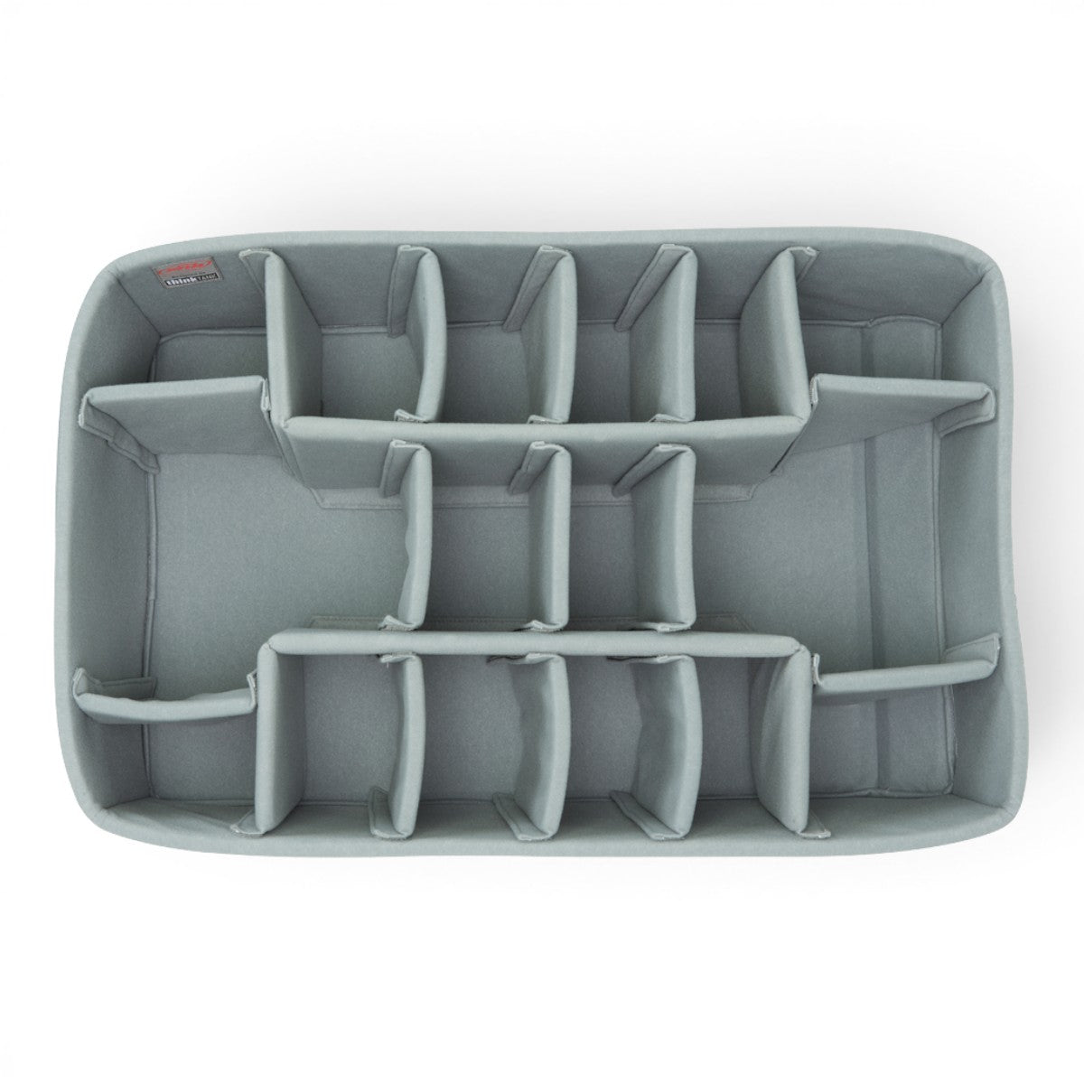 SKB Cases iSeries 2918-10 divider set with grey Nylex-wrapped foam inserts for custom camera gear organization.