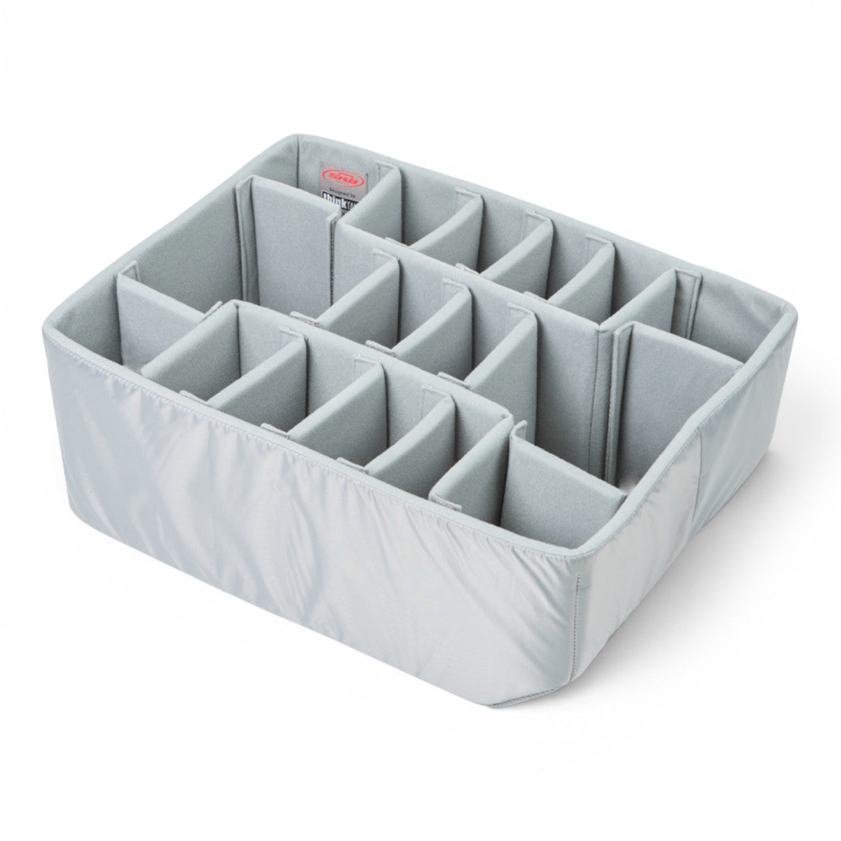 SKB Cases iSeries 2015-10 divider set with grey Nylex-wrapped foam inserts and adjustable hook-and-loop compartments.