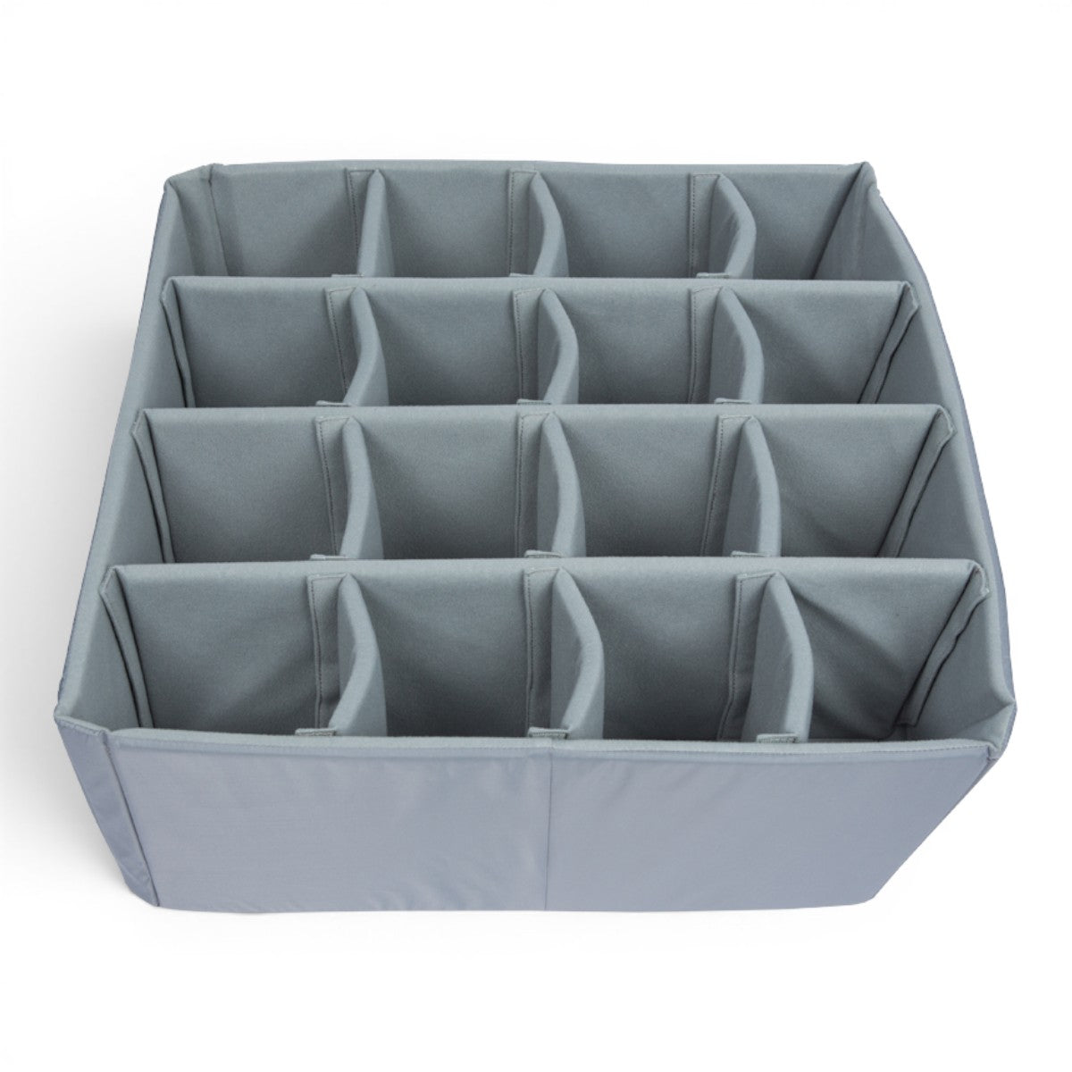 SKB Cases iSeries 2424-10 divider set with grey Nylex-wrapped foam inserts for custom camera gear organization