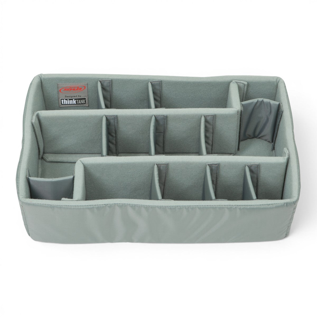 SKB Cases iSeries 1711-6 divider set with grey Nylex-wrapped hinged dividers and hook-and-loop tabs for custom gear fit