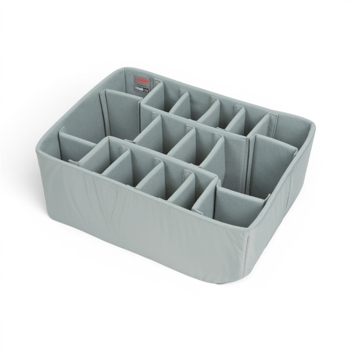 SKB Cases iSeries 2217-10 Think Tank divider set with grey Nylex-wrapped foam inserts for custom gear organization.