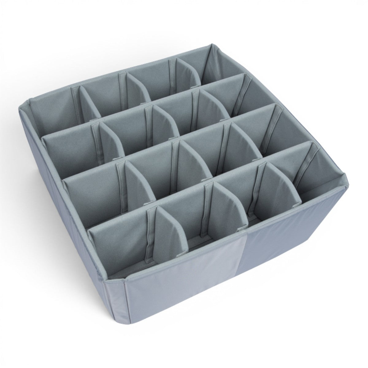 SKB Cases iSeries 2424-10 Think Tank divider set with grey Nylex-wrapped foam inserts for custom gear organization.