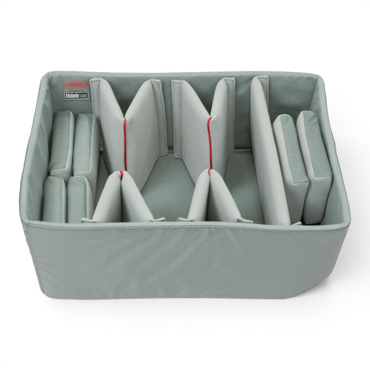 SKB Cases iSeries 2015-10 divider set with grey Nylex padded inserts and adjustable hook-and-loop dividers for gear.