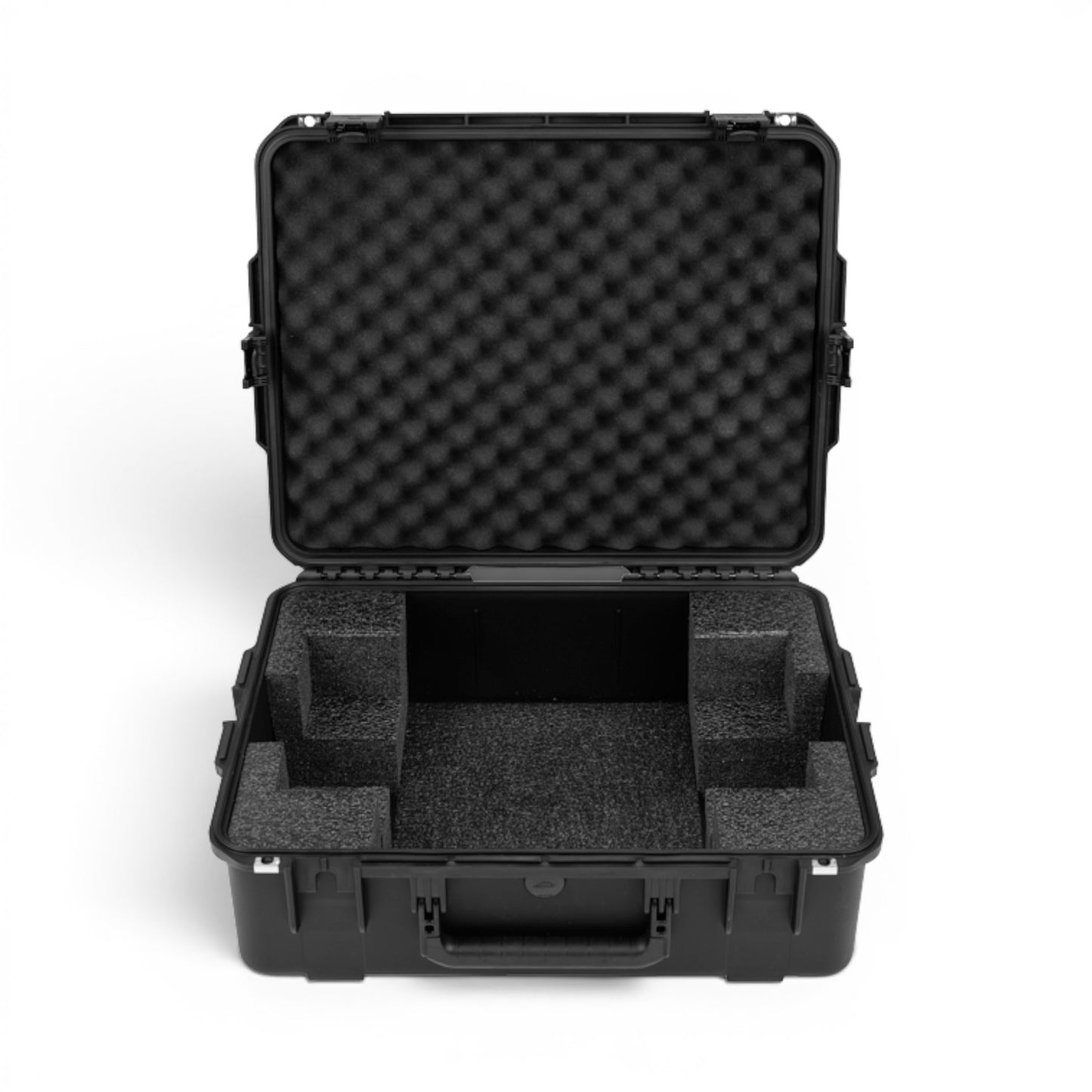 SKB Cases iSeries waterproof hard case for Line 6 Helix Stadium XL with custom foam interior and open accessory space