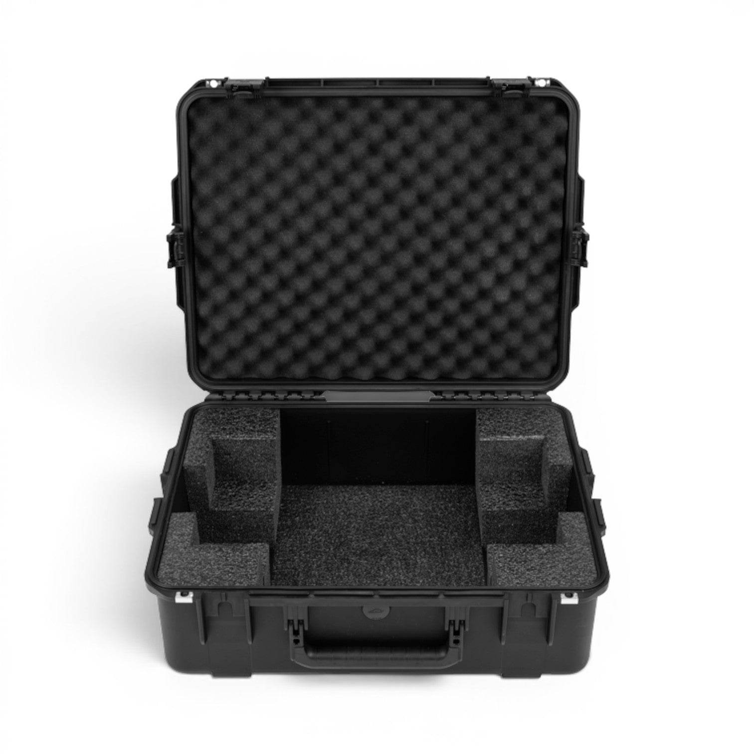 SKB Cases iSeries waterproof hard case for Line 6 Helix Stadium XL with custom foam interior and open accessory space