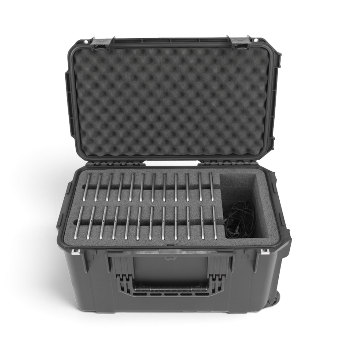 SKB Cases iSeries 2213-12 waterproof transport case with foam insert for 24 iPad Mini tablets and accessories