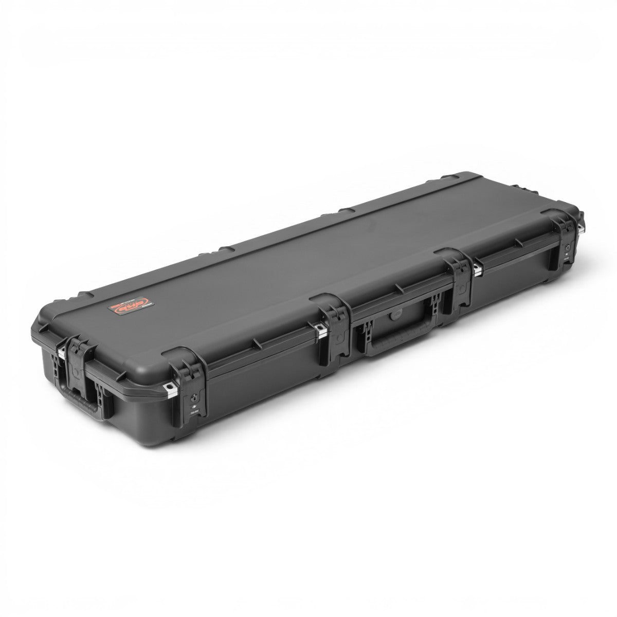 SKB Cases iSeries 5014-6 waterproof black hard shell keyboard case with TSA-approved latches and durable handle.
