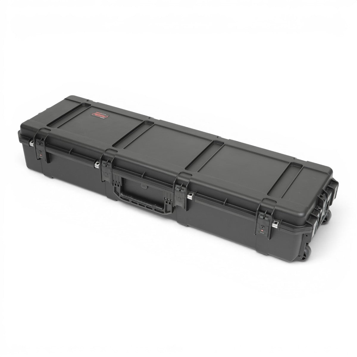 SKB Cases iSeries 88-note keyboard case in black, featuring a waterproof, military-grade, injection-molded design.