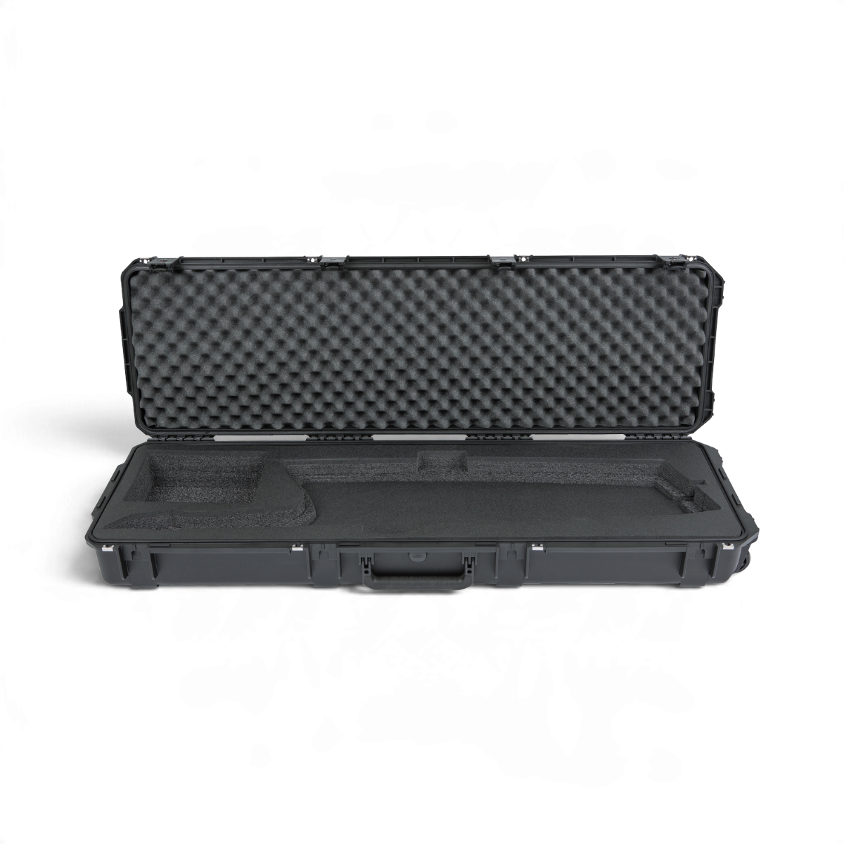 SKB Cases iSeries 5014-6 waterproof hard case for Roland AX Edge keytar with interior foam padding and secure latches.