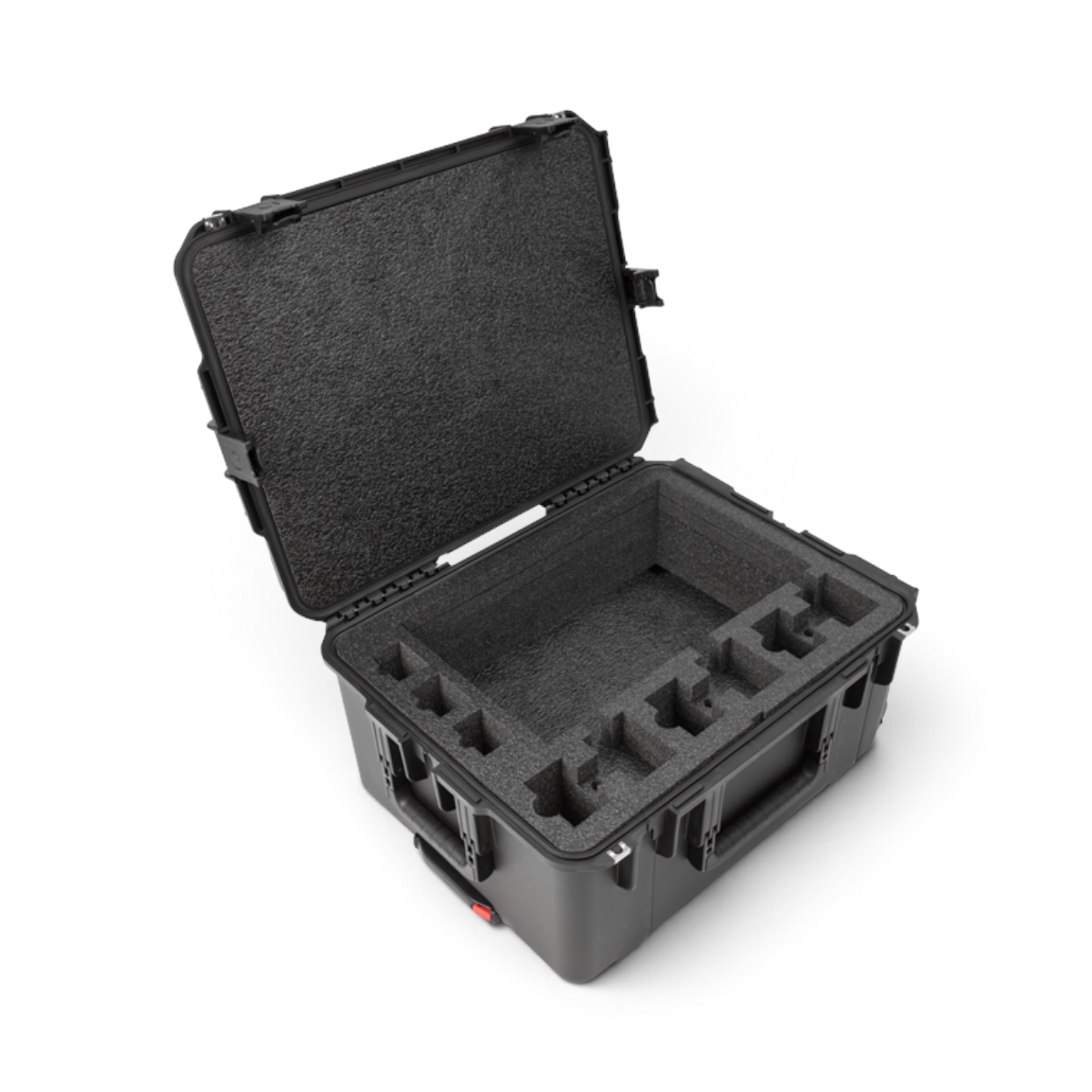 SKB Cases iSeries black waterproof radio case with precision cut foam interior for three Motorola APX radios