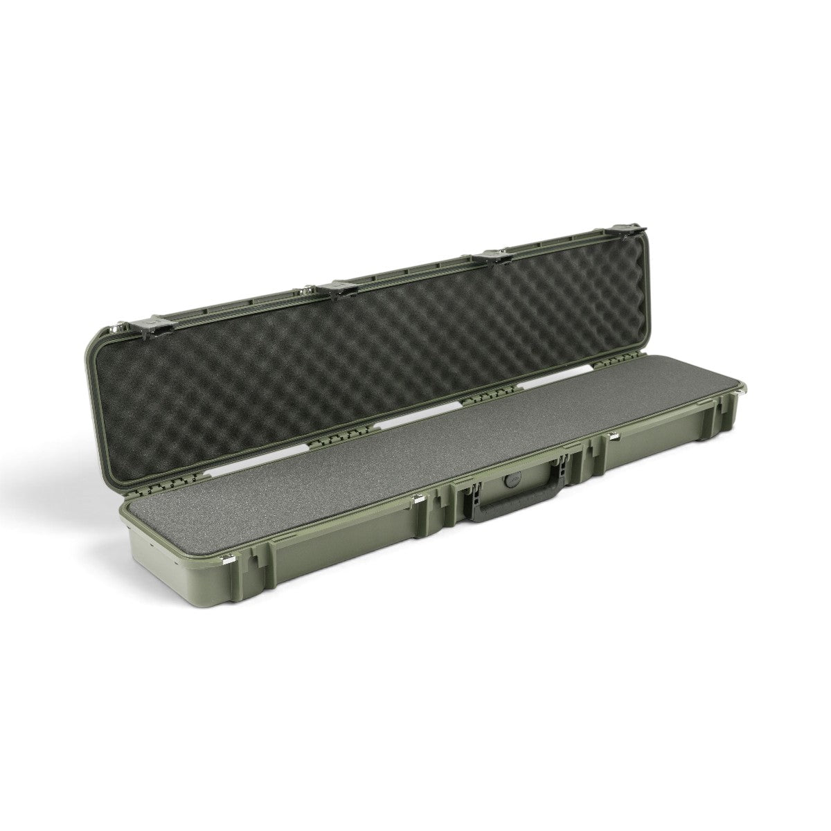 SKB Cases iSeries 4909-5 olive drab waterproof hard case with foam interior, open view