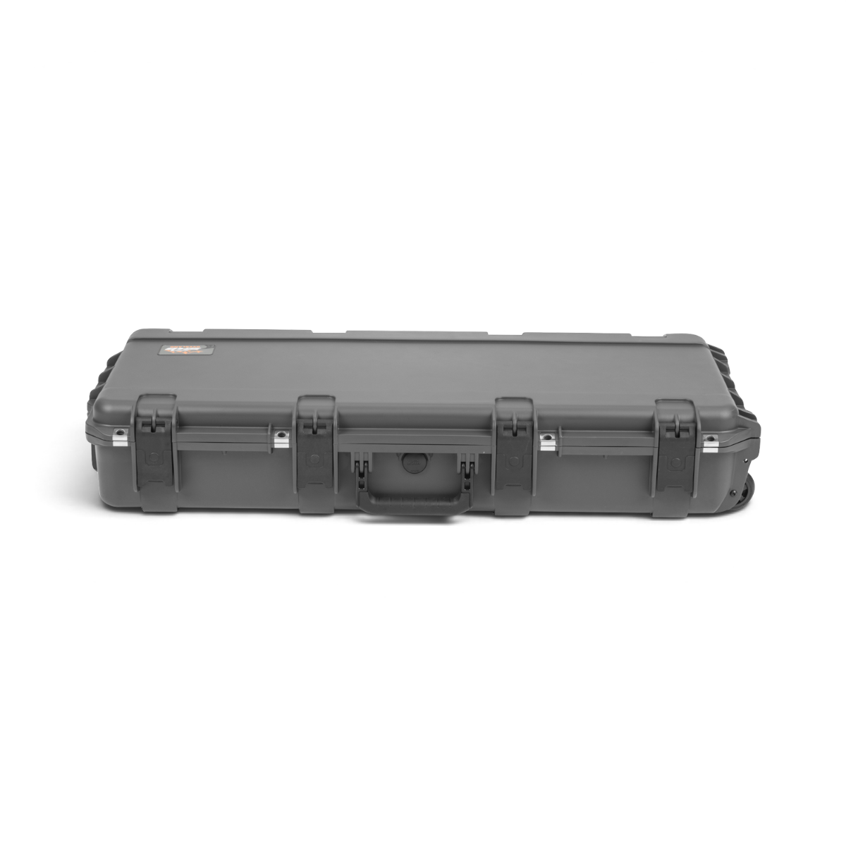 SKB Cases iSeries 3614-6 Overland waterproof storage case in charcoal grey with heavy-duty trigger latches.