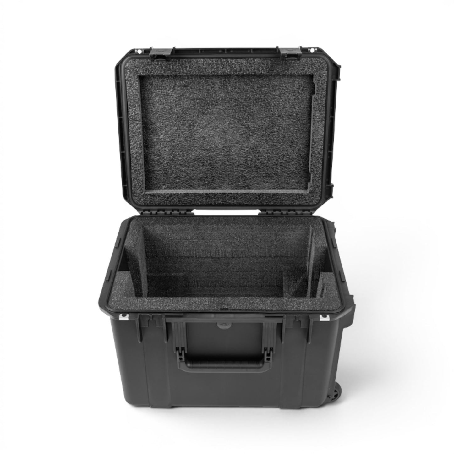 SKB Cases iSeries waterproof hard case with custom foam interior for QSC CB10 speaker and accessory storage