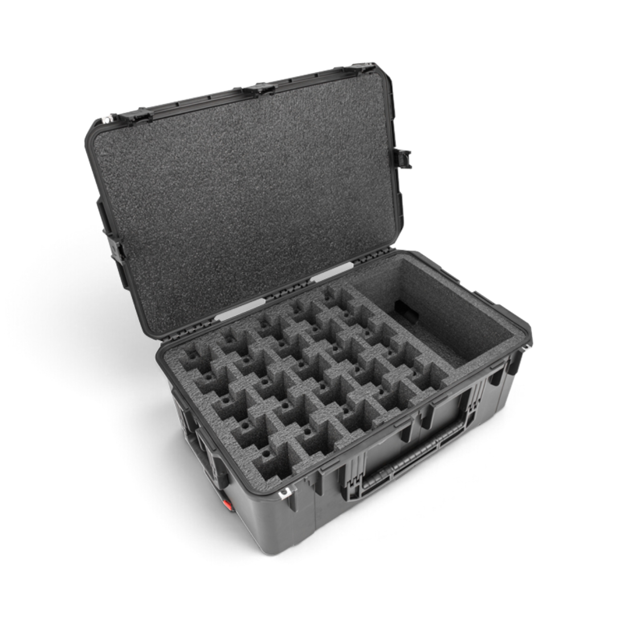 SKB Cases iSeries waterproof radio case with precision foam interior for 25 Motorola APX radios in black