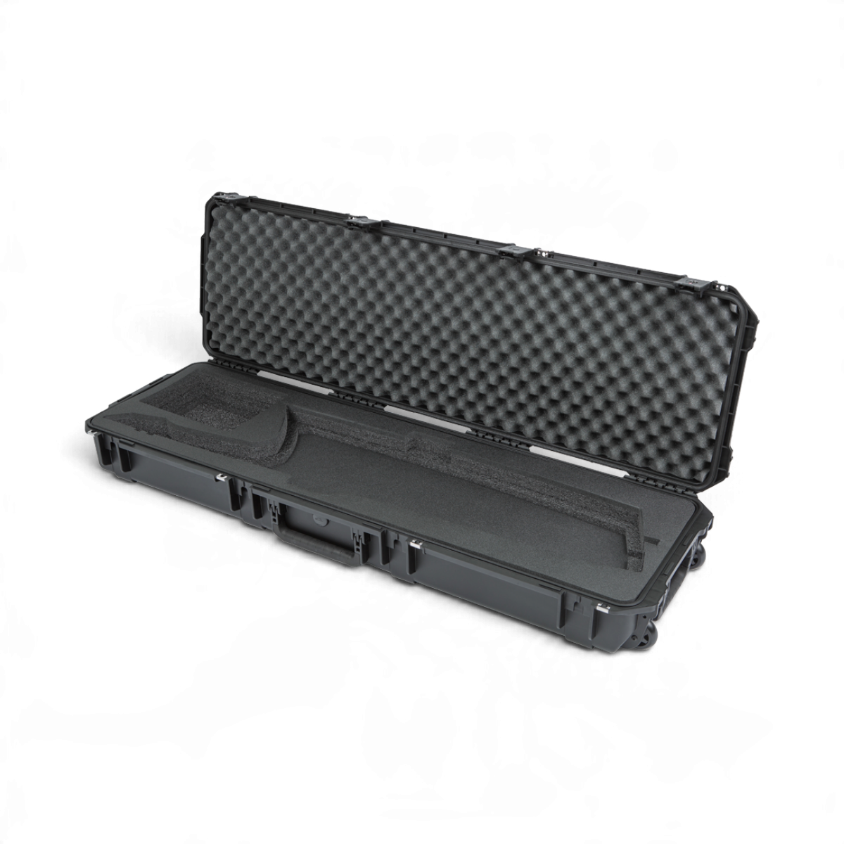 SKB Cases iSeries 5014-6 waterproof hard case for Roland AX Edge keytar with interior foam padding and secure latches.