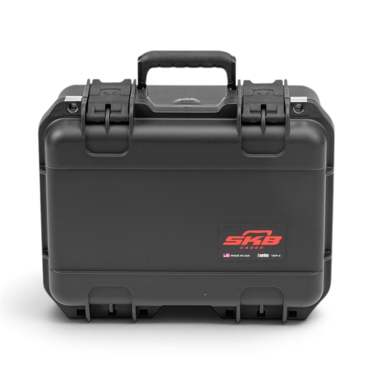 SKB Cases iSeries Slab 90 rugged black waterproof carrying case for sports card slabs with secure latch closures.