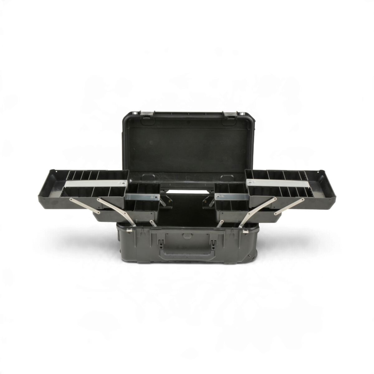 SKB iSeries ハードケース 車輪付き USA 大型 黒 機材 楽器 iSeries 2011-7 Tech Box - Dual Trays | Waterproof Case