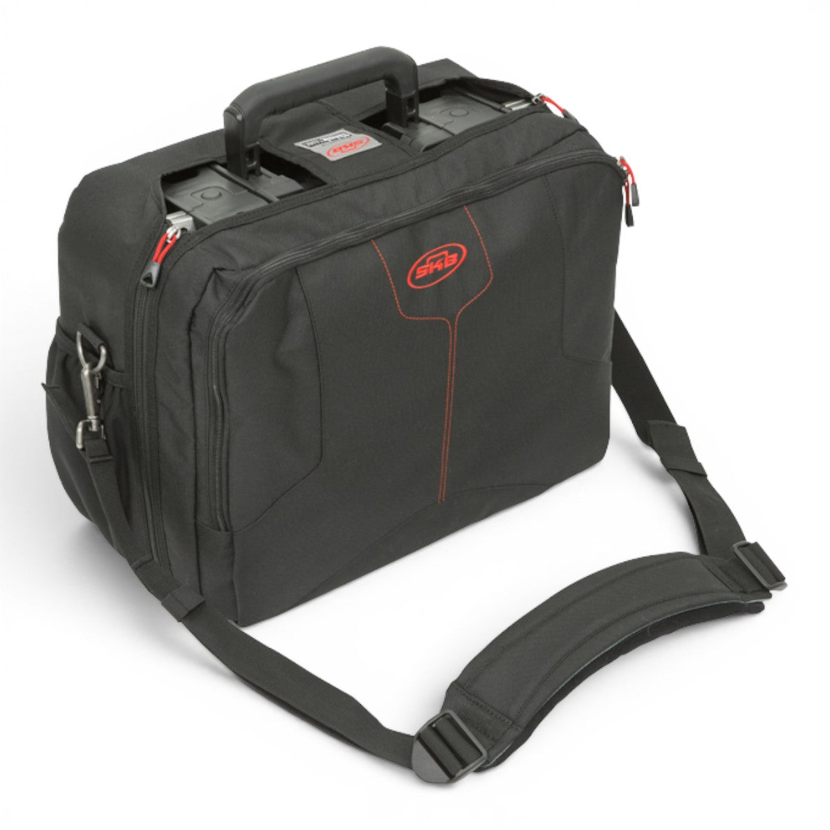 SKB Cases iSeries 1510-6 Think Tank designed black protective case cover with shoulder strap and external storage.