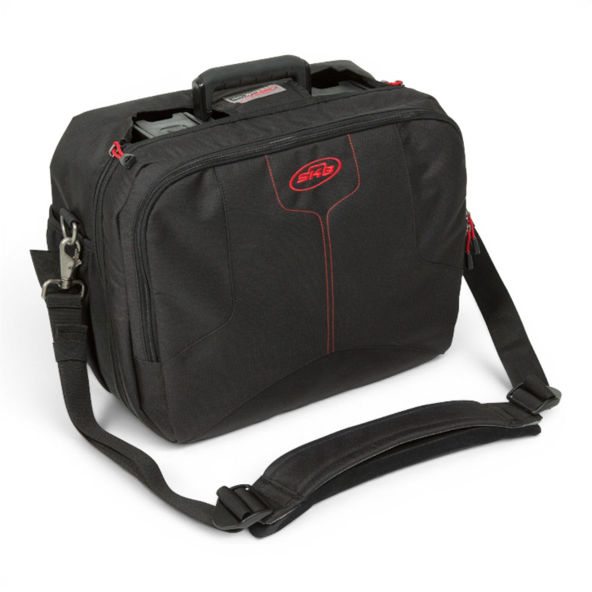 SKB Cases iSeries 1309-6 Think Tank designed black protective case cover with shoulder strap and red accents