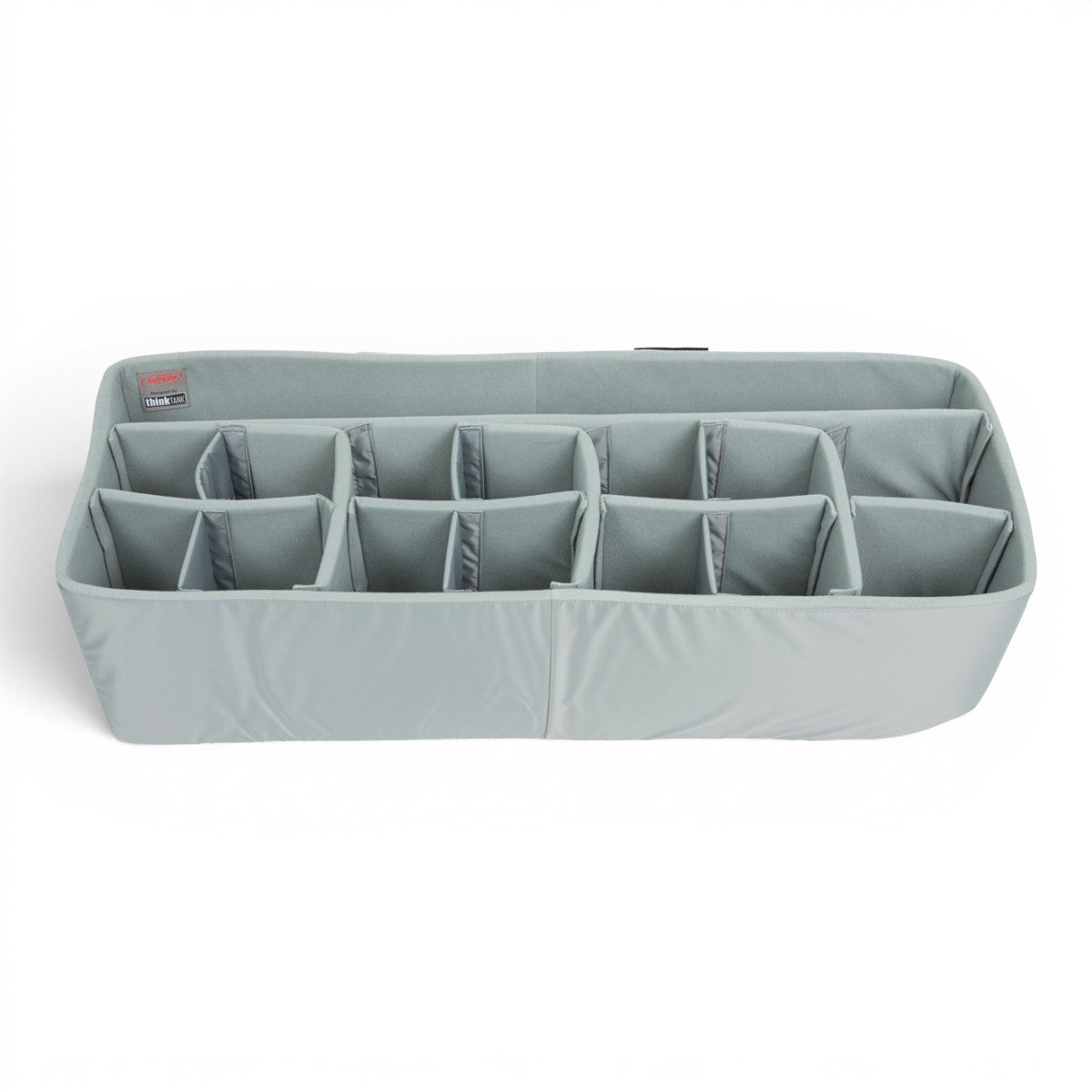 SKB Cases iSeries 3613-12 Think Tank divider set with grey Nylex-wrapped foam inserts for custom camera gear organization.