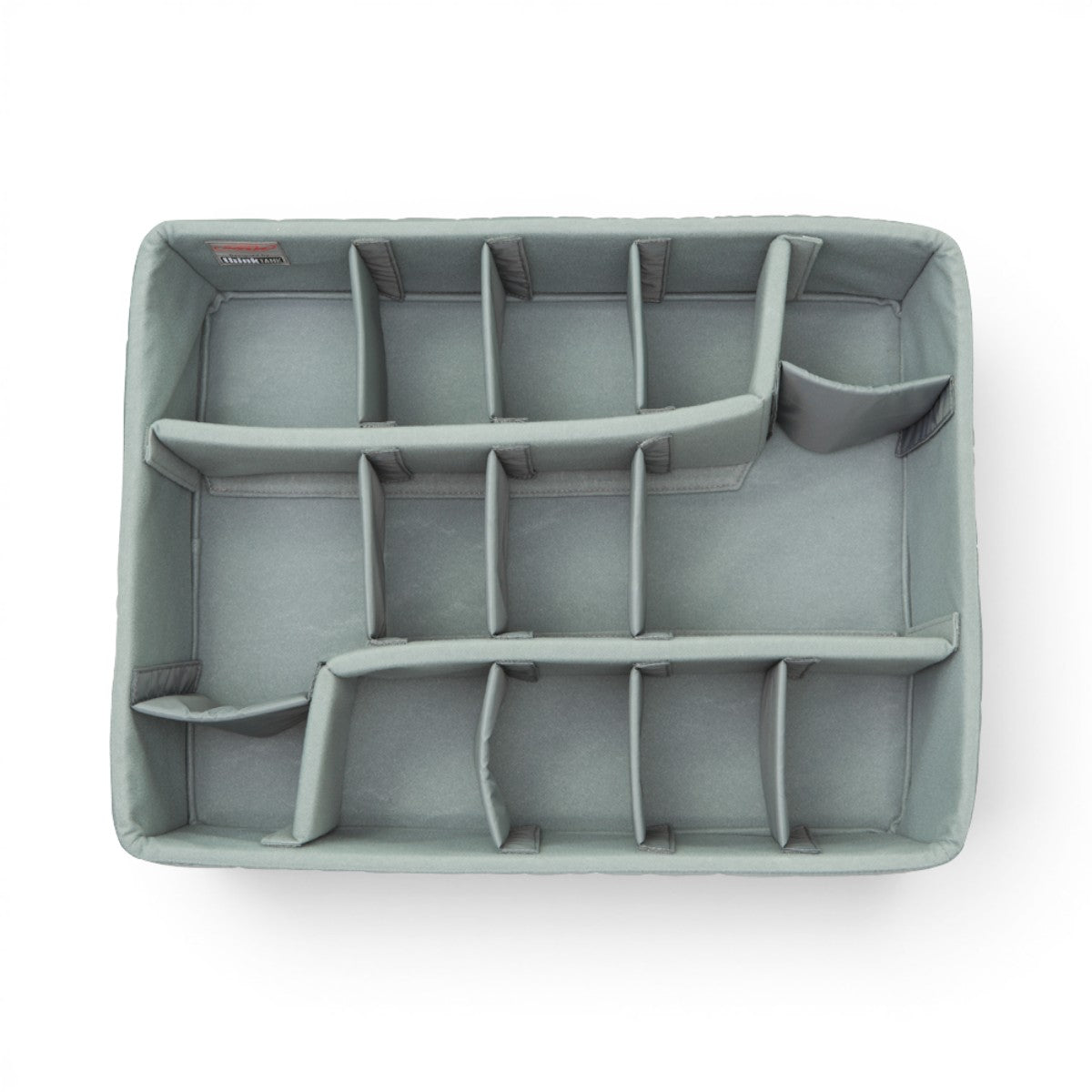 SKB Cases iSeries 2217-8 Think Tank divider set with grey Nylex-wrapped foam inserts for custom camera gear storage.