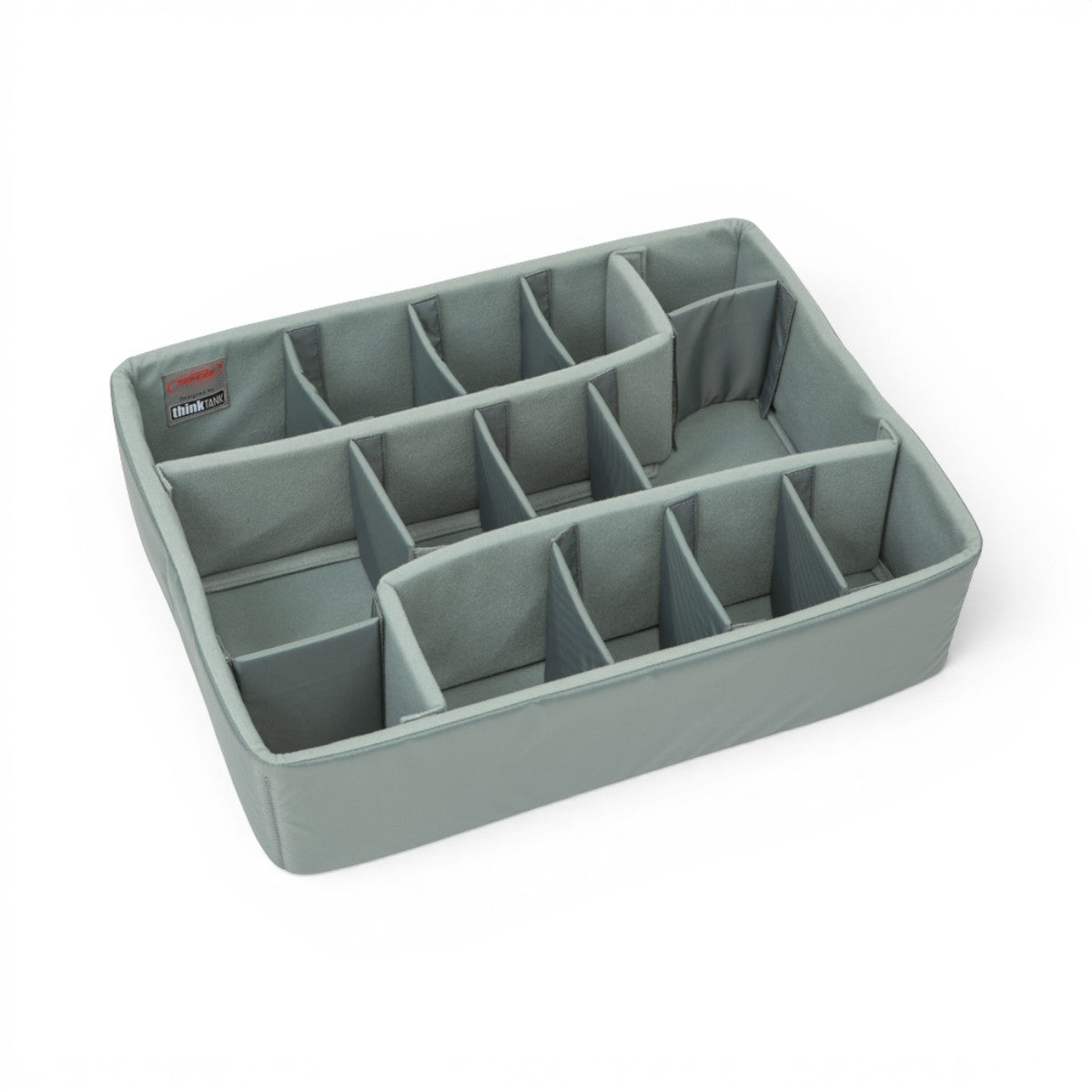 SKB Cases iSeries 2015-7 Think Tank divider set in grey Nylex with adjustable hook-and-loop foam compartments.