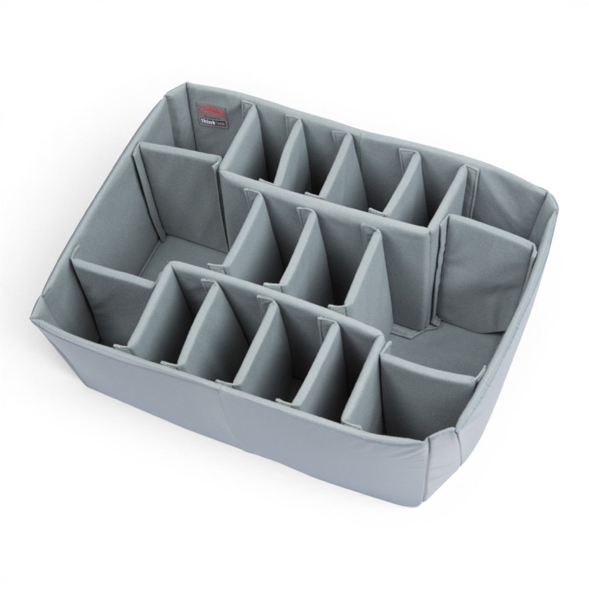 SKB Cases iSeries 2617-12 Think Tank divider set with grey Nylex-wrapped foam inserts for custom camera gear organization.
