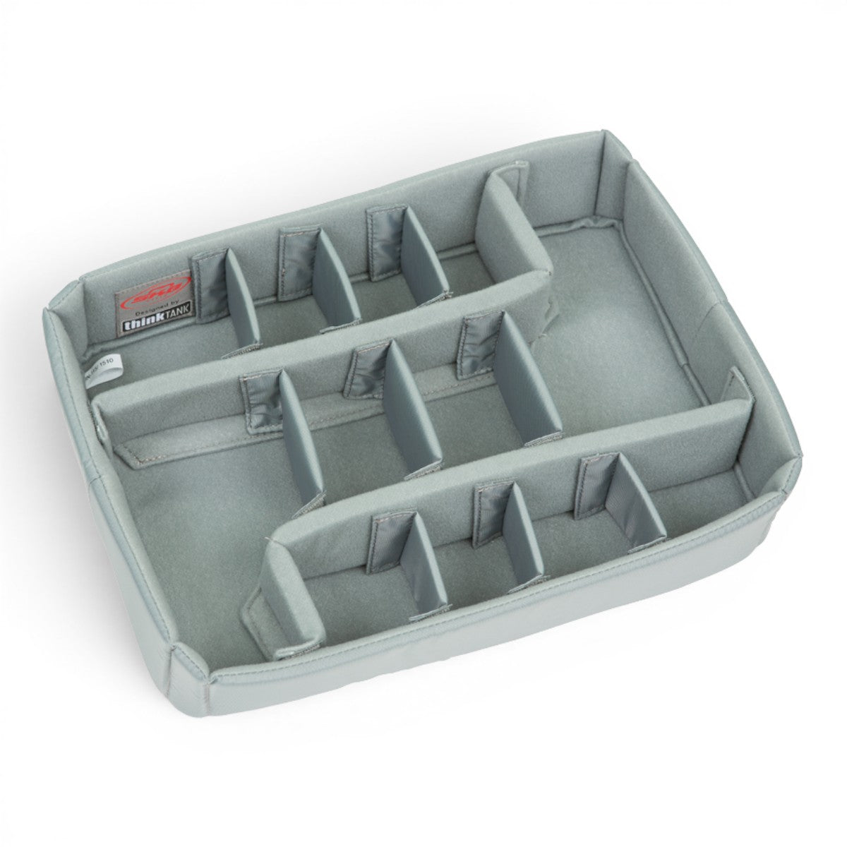 SKB Cases iSeries 1510-4 Think Tank divider set with grey Nylex-wrapped foam inserts and adjustable hook-and-loop tabs
