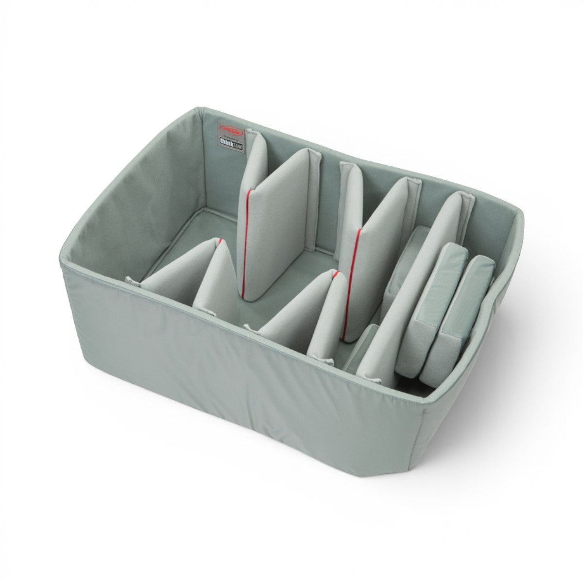 SKB Cases iSeries 2217-10 Think Tank divider set with grey Nylex-wrapped foam inserts and adjustable hinged dividers.