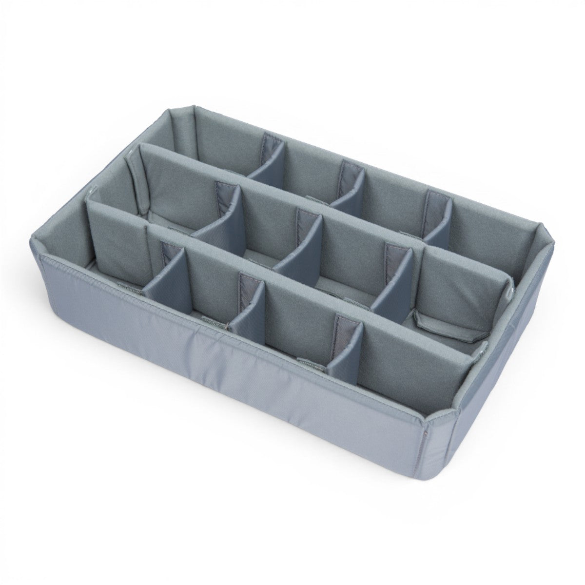 SKB Cases iSeries 1610-5 Think Tank divider set with grey Nylex-wrapped foam inserts for custom camera gear storage.