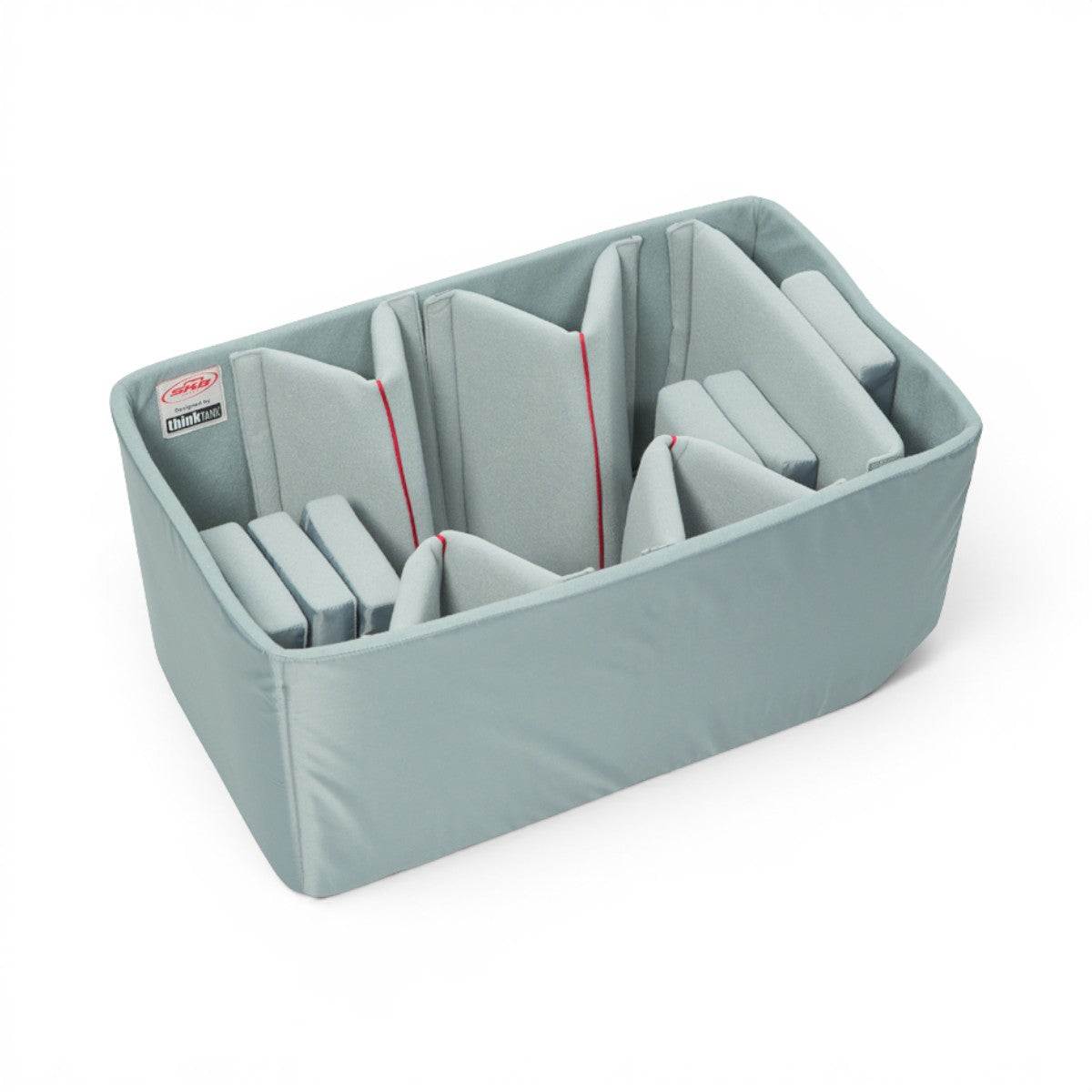 SKB Cases iSeries 2213-12 Think Tank divider set with grey Nylex padded interior and adjustable hook-and-loop dividers