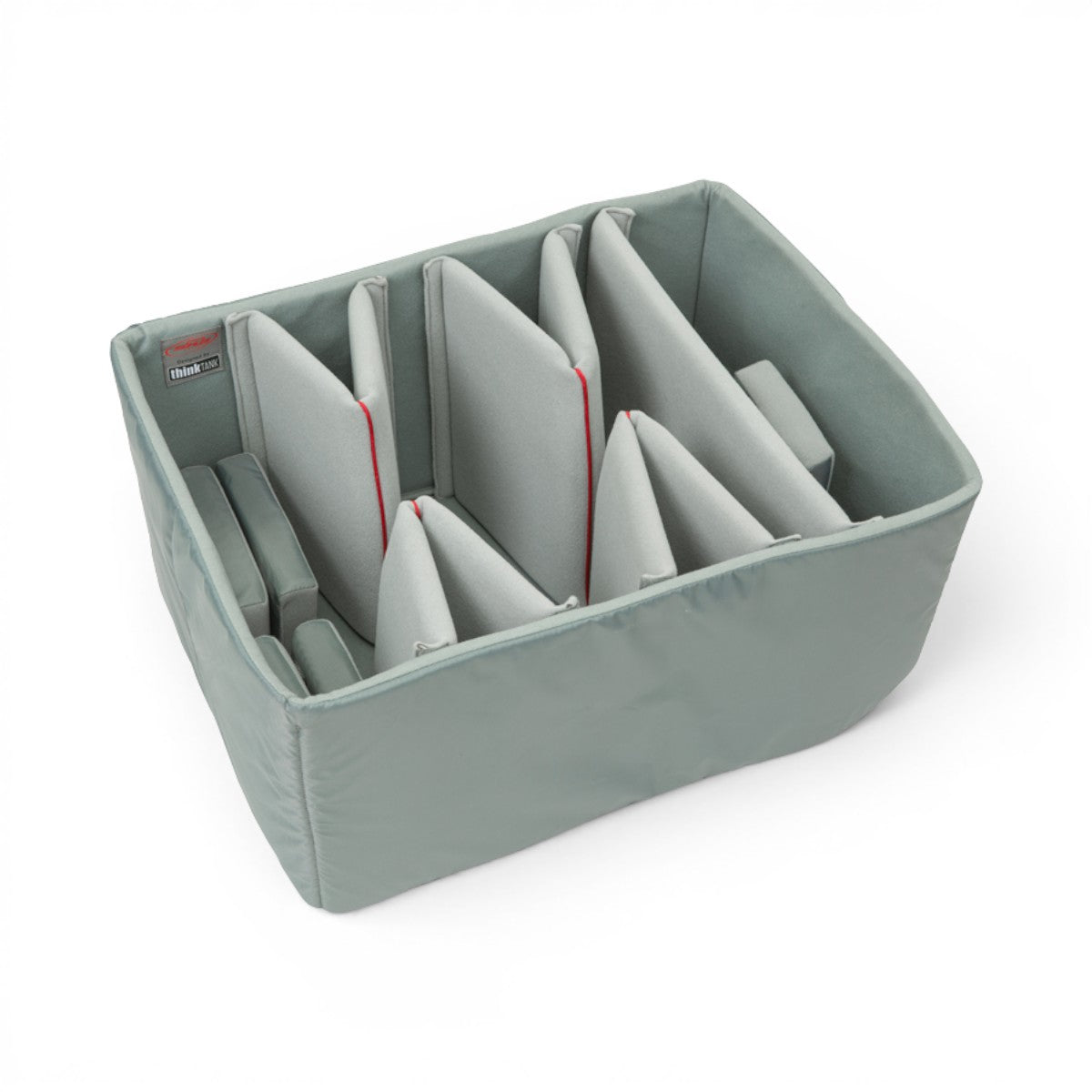 SKB Cases iSeries 2217-12 Think Tank divider set with grey Nylex-wrapped hinged dividers for custom gear organization.