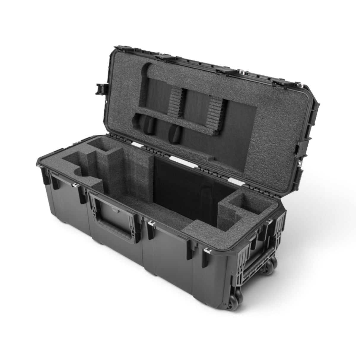 SKB Cases iSeries hard crossbow case with custom foam interior for TenPoint TRX515, quiver, and accessories.