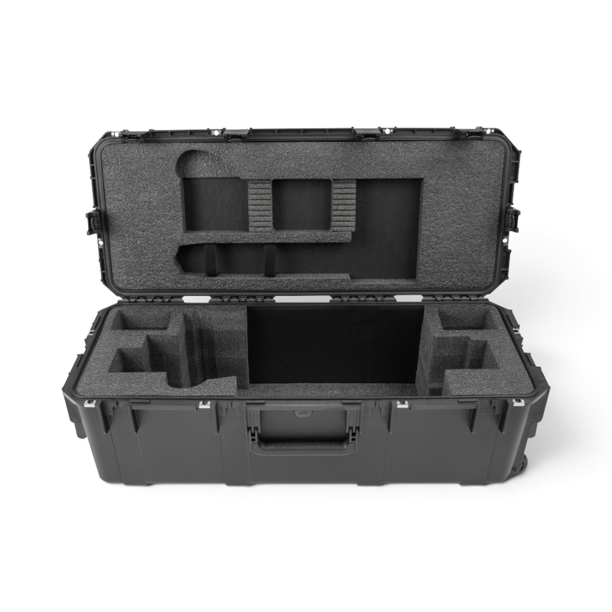 SKB Cases iSeries hard crossbow case in black with custom interior foam for TenPoint TRX515 and accessories