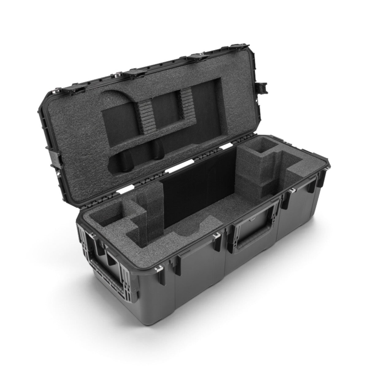 SKB Cases iSeries hard crossbow case with custom foam interior for TenPoint TRX515, quiver, and accessories.