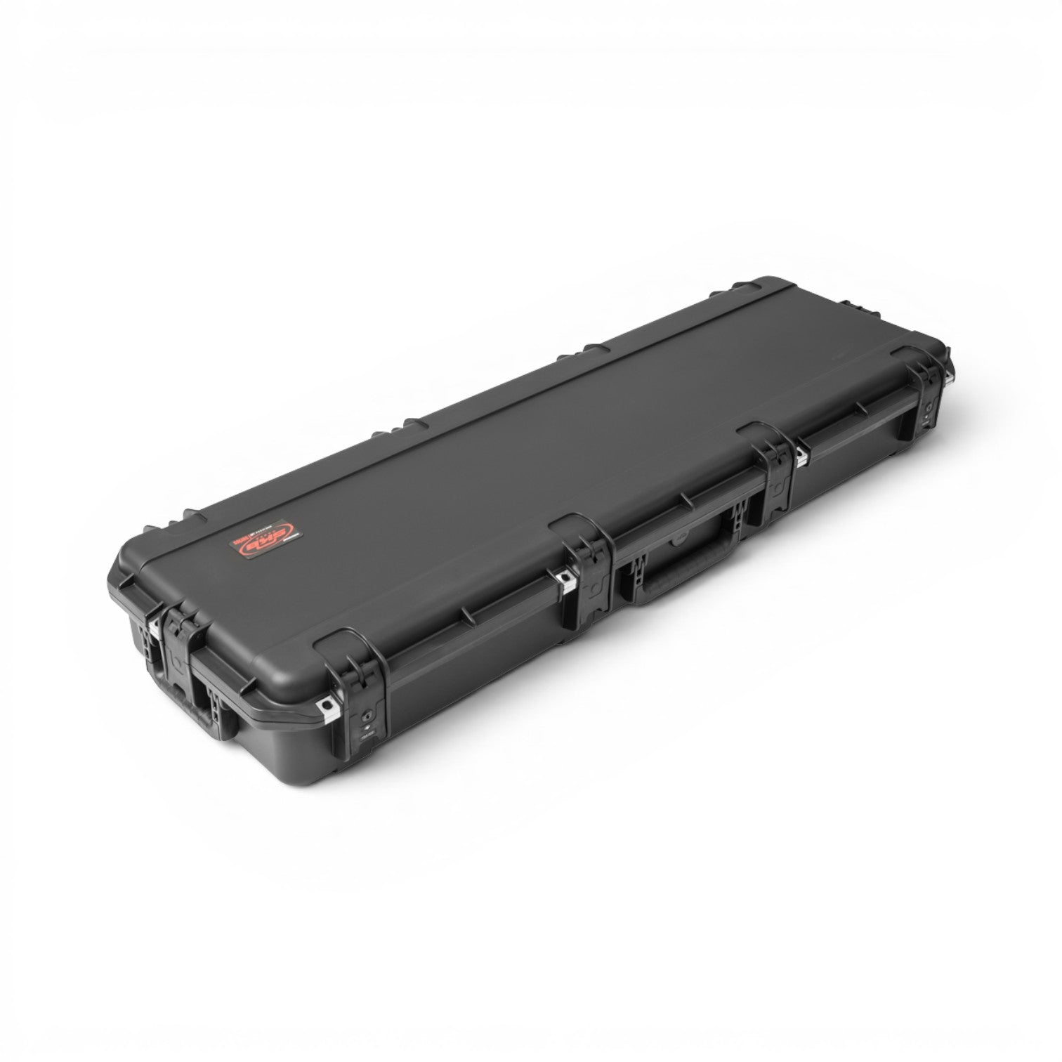 SKB Cases iSeries waterproof black injection molded bass guitar case with durable latches and handle