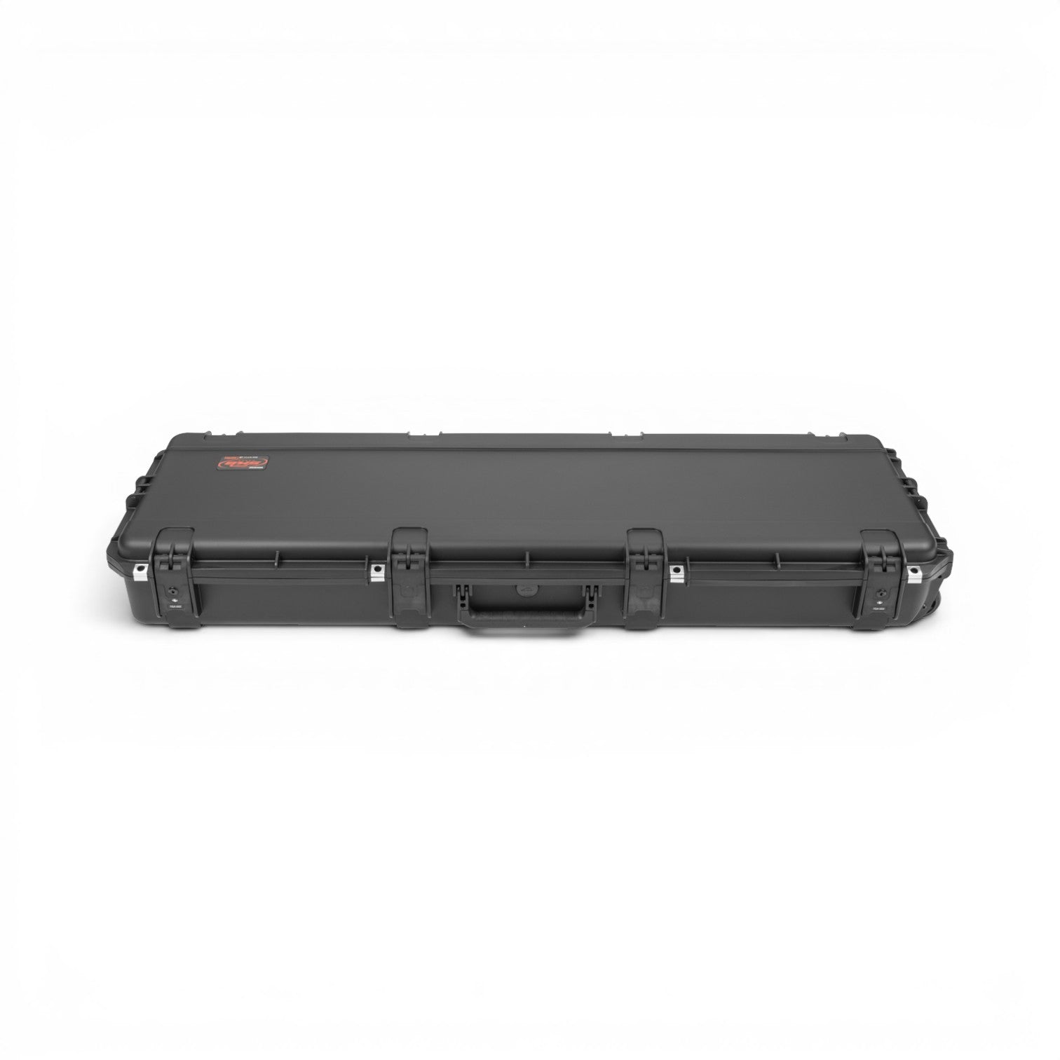 SKB Cases iSeries waterproof ATA bass guitar case in black with secure trigger latches and carry handle