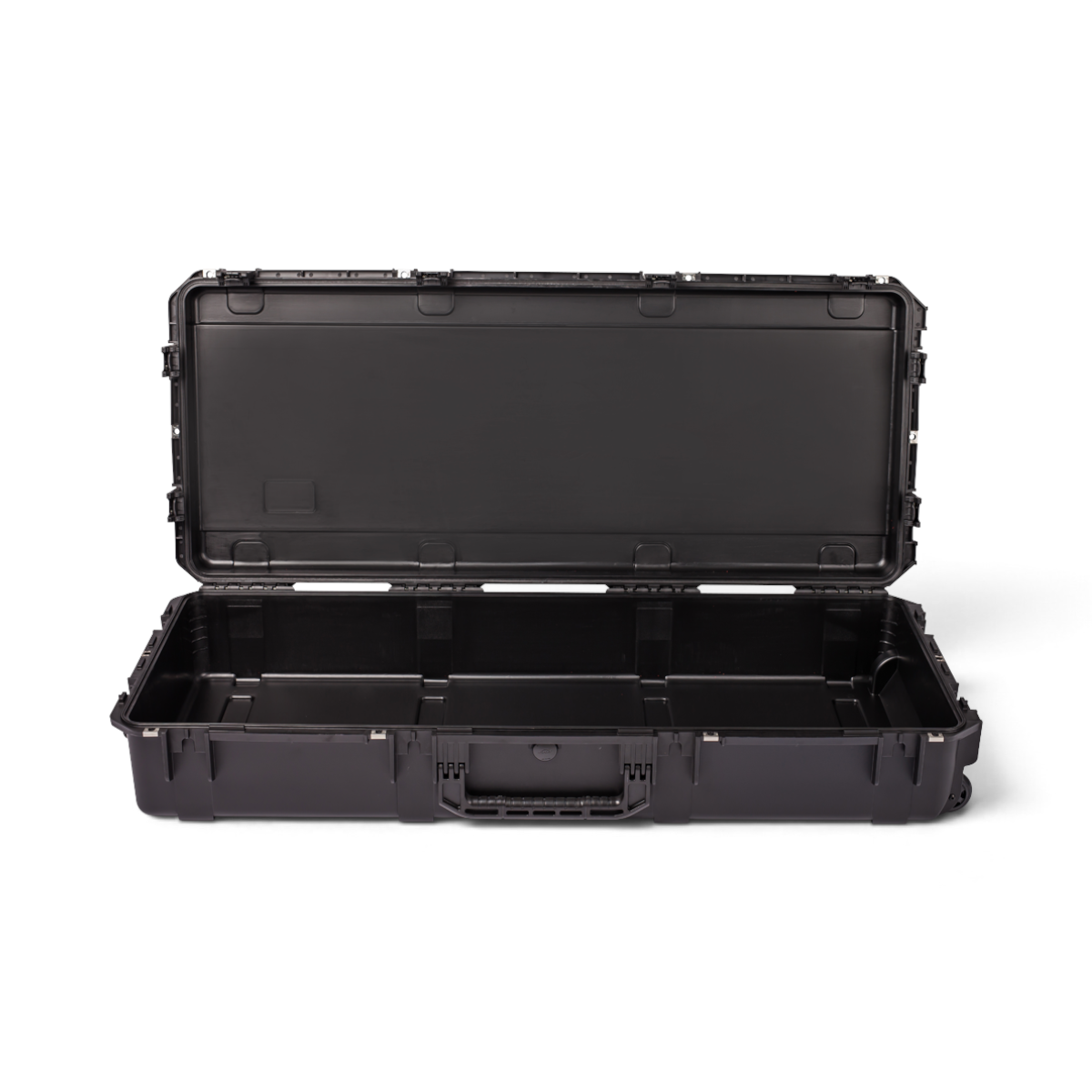 SKB Cases iSeries 4719-8 black waterproof injection molded polypropylene equipment case with open lid