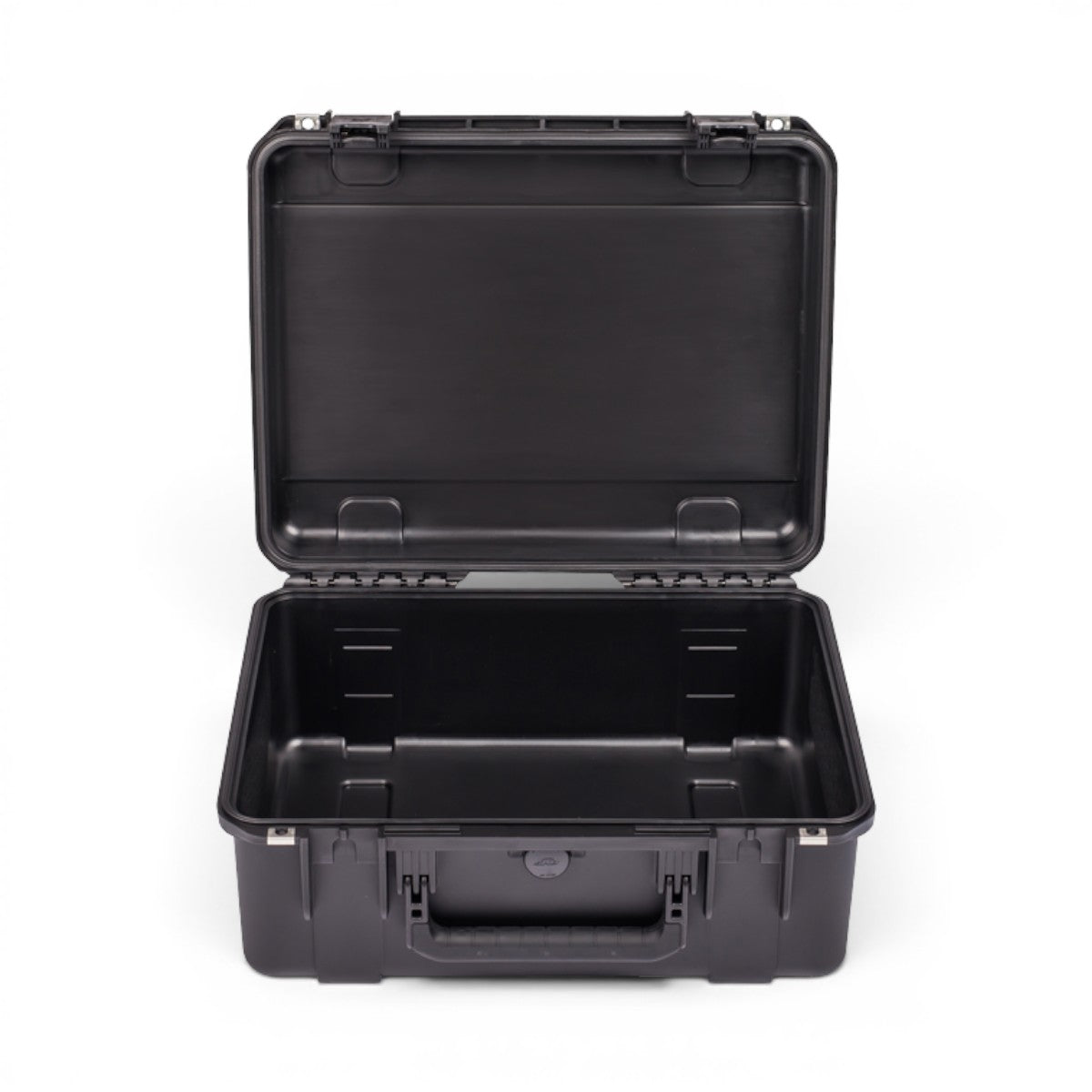 SKB Cases iSeries 1914N-8 waterproof injection molded black polypropylene equipment case with open lid