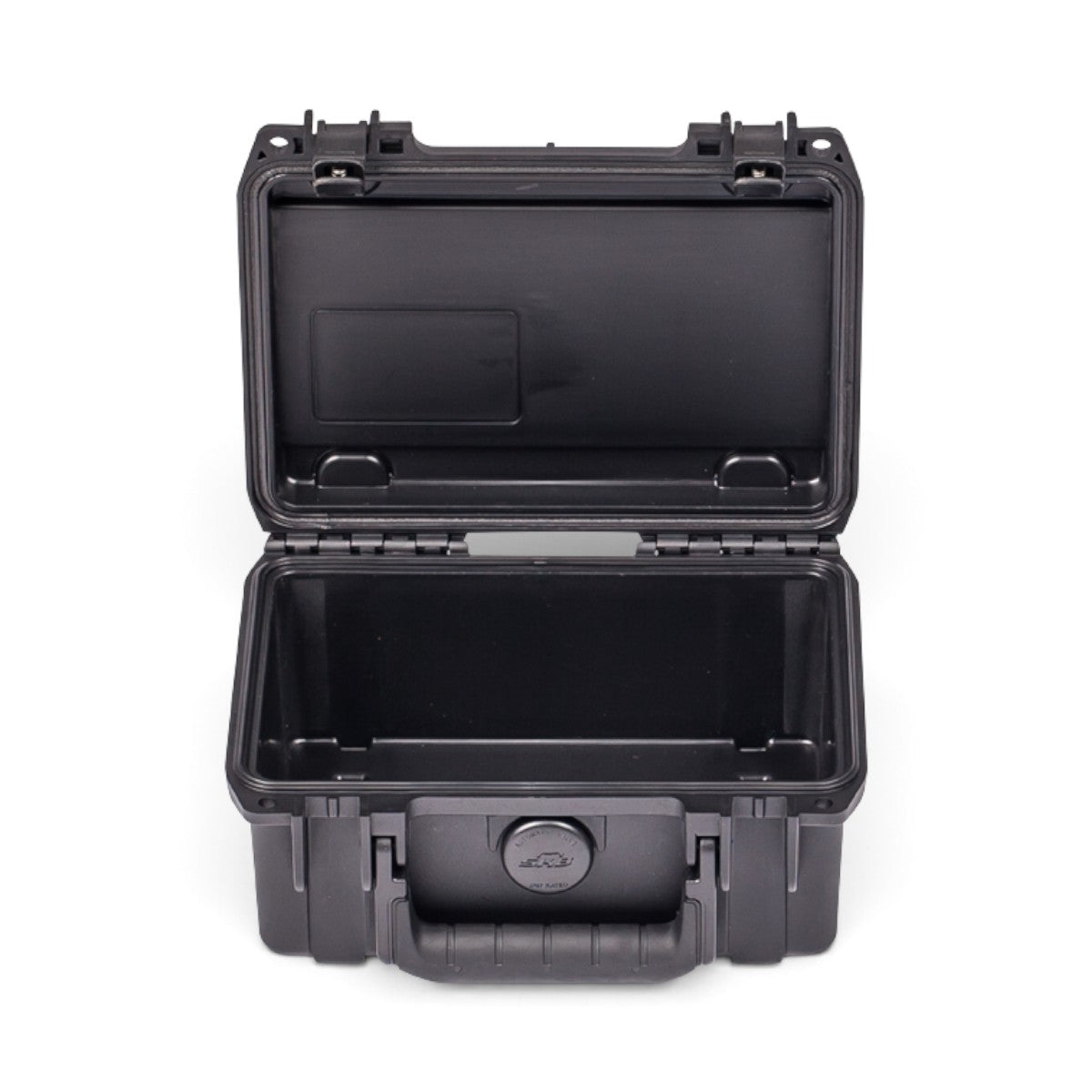SKB Cases iSeries 0705-3 black waterproof injection molded polypropylene equipment case with open lid