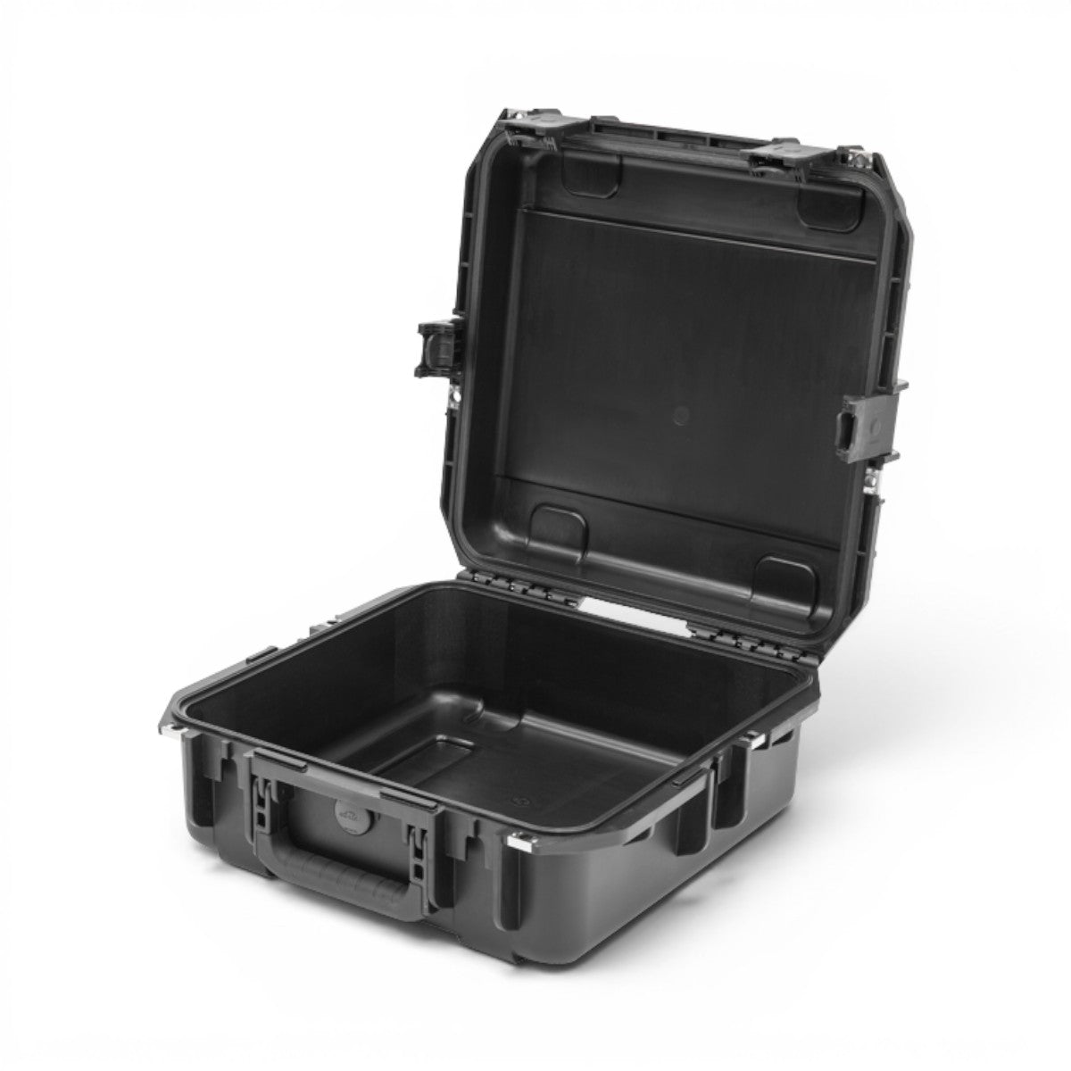 SKB Cases iSeries 1515-6 waterproof injection molded black polypropylene equipment case with open lid