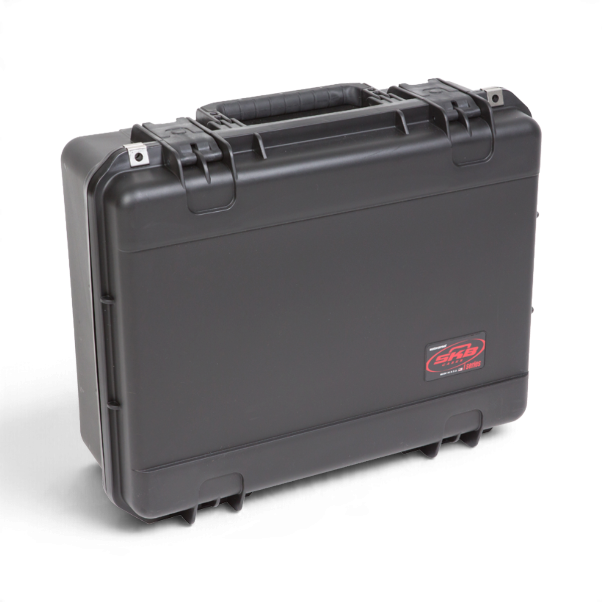 SKB Cases iSeries waterproof hard shell case in black for Roland SPD-SX drum pads with secure trigger latches.