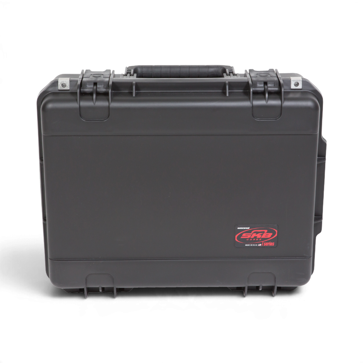 SKB Cases iSeries waterproof hard shell case for Roland SPD-SX drum pads in black with secure trigger latches.