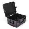 SKB Cases iSeries 2217-10 waterproof black polypropylene equipment case with open lid and trigger latch system