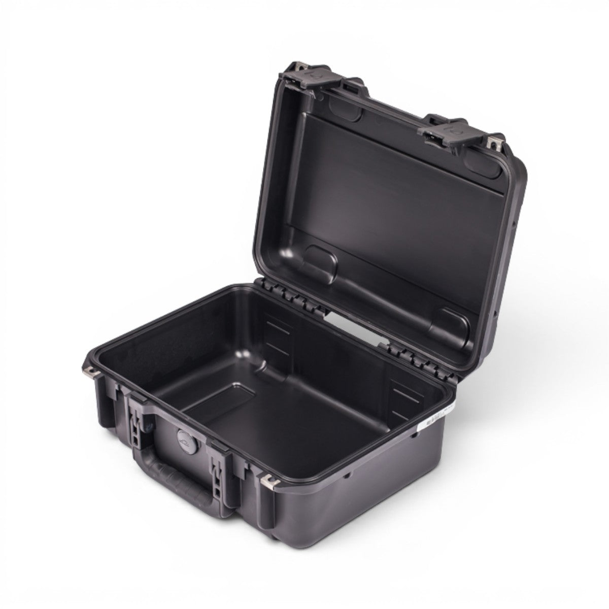 SKB Cases iSeries 1510-6 waterproof injection molded black polypropylene equipment case with open lid