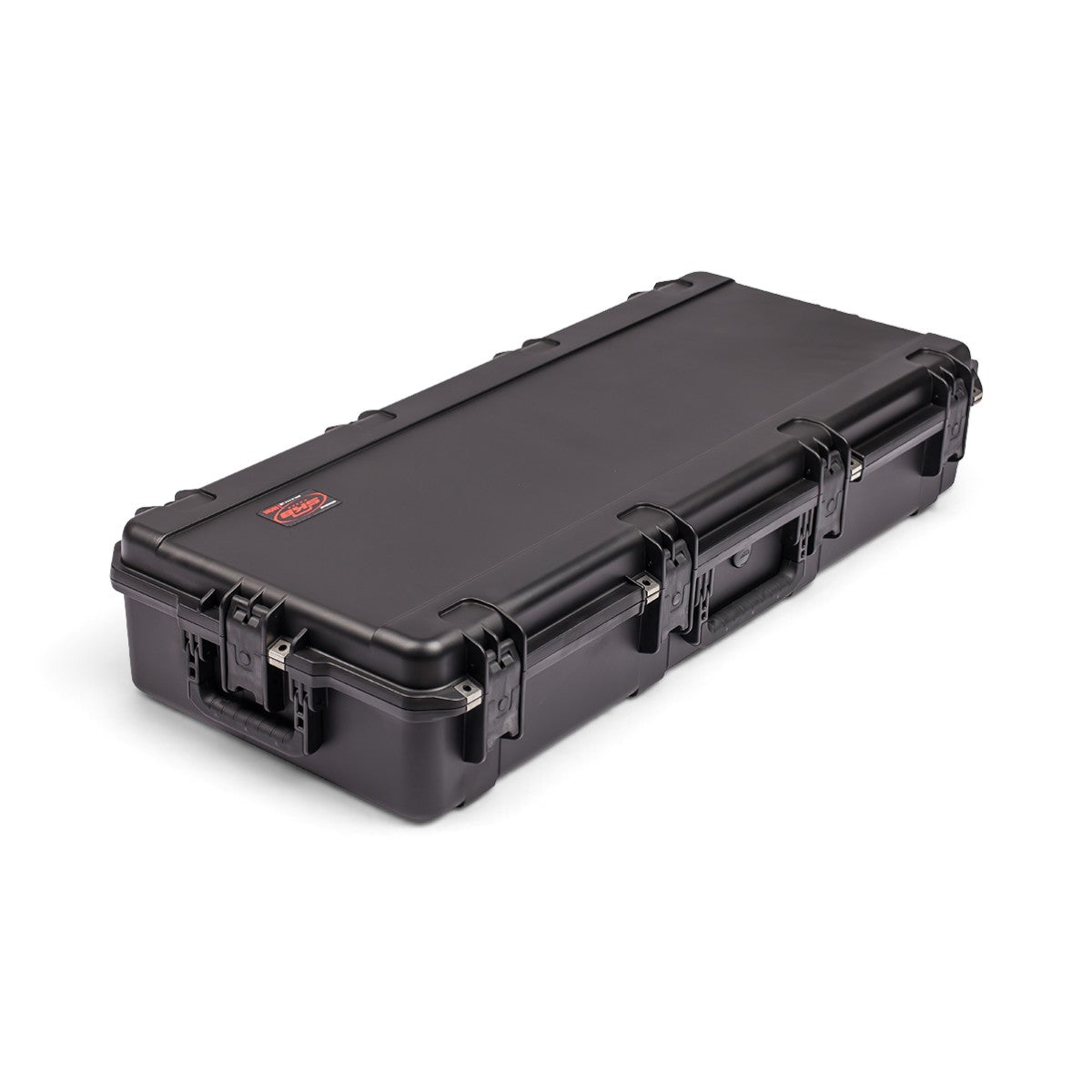 SKB Cases iSeries 4217-7 black waterproof injection molded polypropylene equipment case with trigger latches.