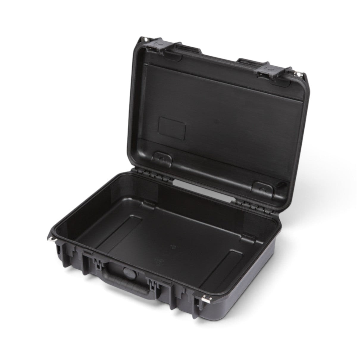 SKB Cases iSeries 1813-5 waterproof black polypropylene equipment case with open lid and trigger latch system